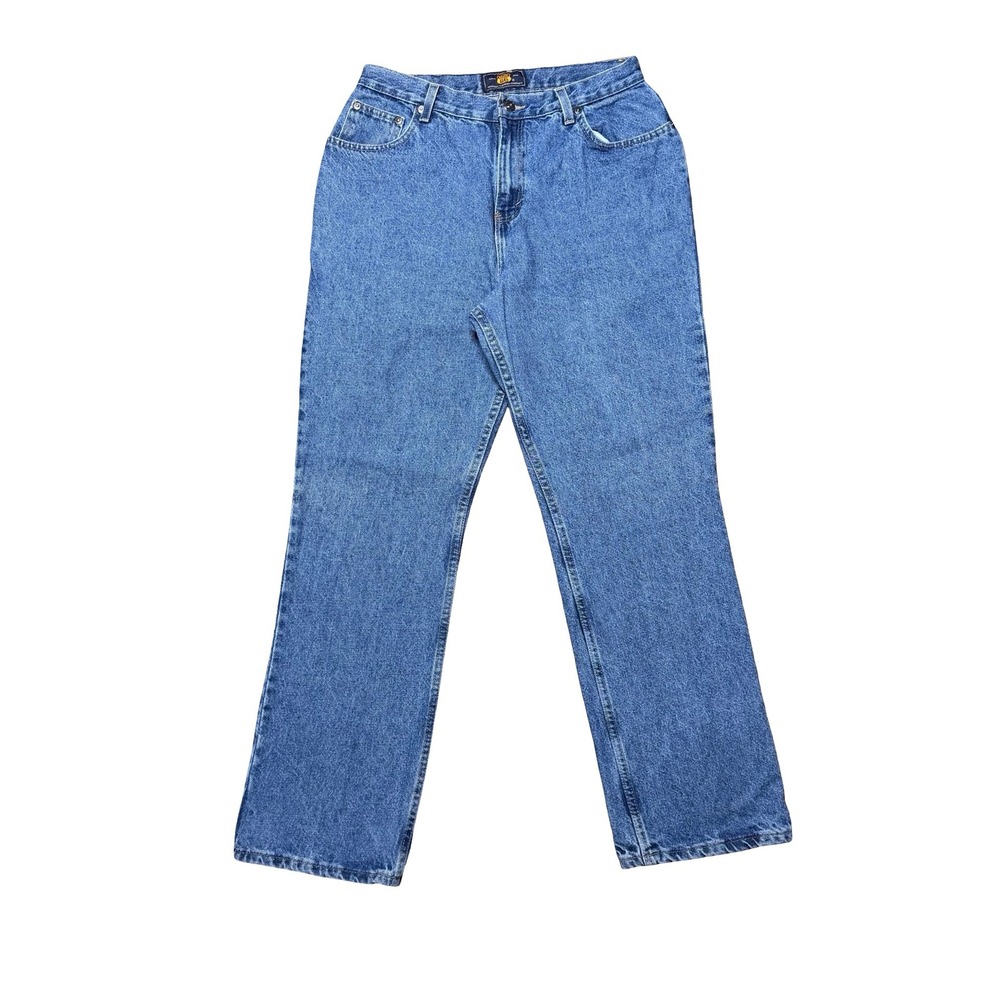 Route 66 vintage women's‎ low rise flare denim blue jeans 13/14 30x31